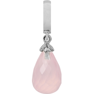 Christina Collect Drop Rose charm – sølv, 6 mm til Classic læderarmbånd